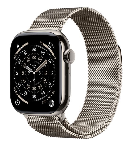 Apple Watch Series 11 Digital 42 mm Smartwatch Rechteckig IP6X 38 h 326 ppi 5G  (Titan) f&uuml;r 863,00 Euro