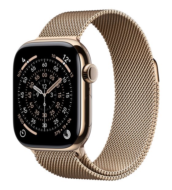 Apple Watch Series 11 Digital 42 mm Smartwatch Rechteckig IP6X 38 h 326 ppi 5G  (Titan) f&uuml;r 863,00 Euro
