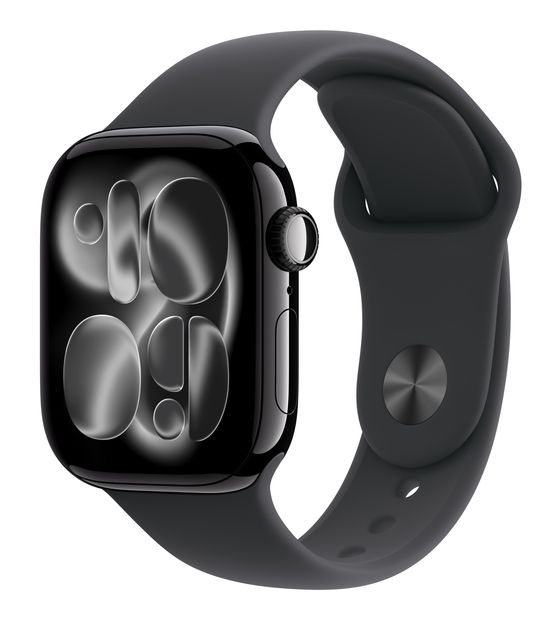 Apple Watch Series 11 Digital 42 mm M/L Smartwatch Rechteckig IP6X 38 h 326 ppi 5G  (Schwarz) f&uuml;r 578,00 Euro