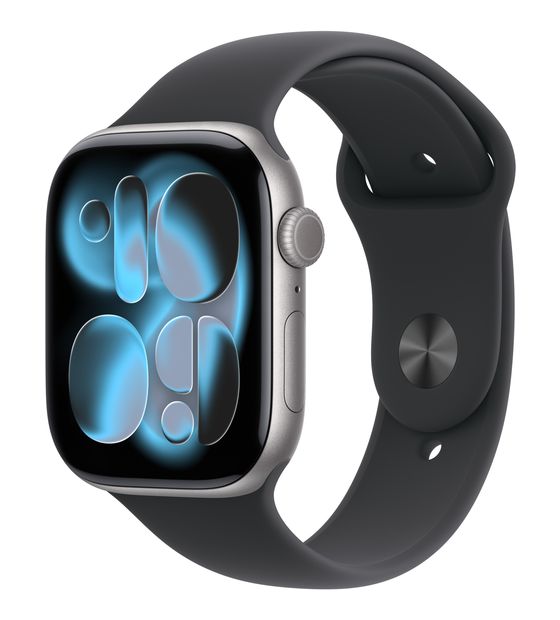 Apple Watch Series 11 Digital 46 mm M/L Smartwatch Rechteckig IP6X 38 h 326 ppi 5G  (Grau) f&uuml;r 609,00 Euro