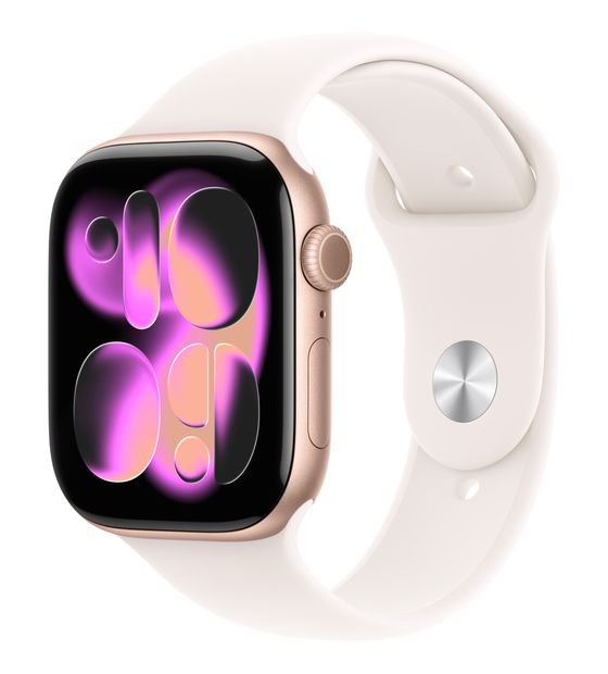 Apple Watch Series 11 Digital 46 mm M/L Smartwatch Rechteckig IP6X 38 h 326 ppi  (Roségold) f&uuml;r 479,00 Euro