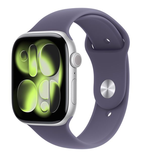 Apple Watch Series 11 Digital 46 mm S/M Smartwatch Rechteckig IP6X 38 h 326 ppi  (Silber) f&uuml;r 479,00 Euro
