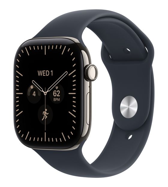 Apple Watch Series 12 42 mm M/L Smartwatch Rechteckig IP6X 24 h 326 ppi 5G  (Titan) f&uuml;r 799,00 Euro