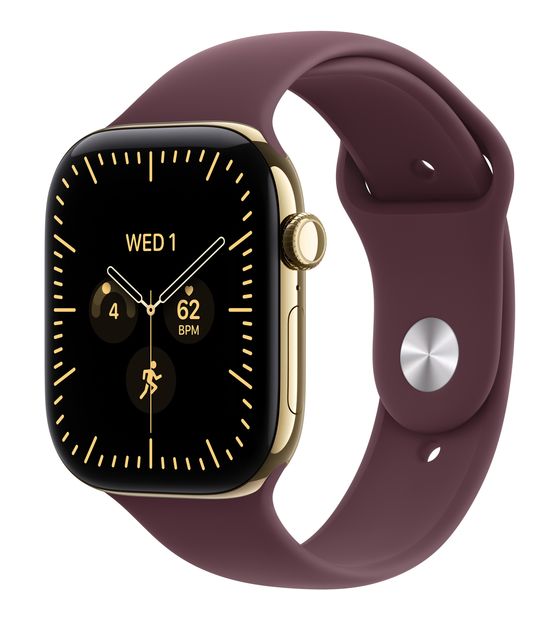Apple Watch Series 12 42 mm S/M Smartwatch Rechteckig IP6X 24 h 326 ppi 5G  (Gold) f&uuml;r 799,00 Euro