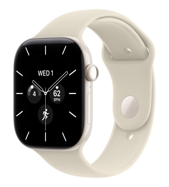 Apple Watch Series 12 42 mm M/L Smartwatch Rechteckig IP6X 24 h 326 ppi 5G  (Weiß) f&uuml;r 1.049,00 Euro