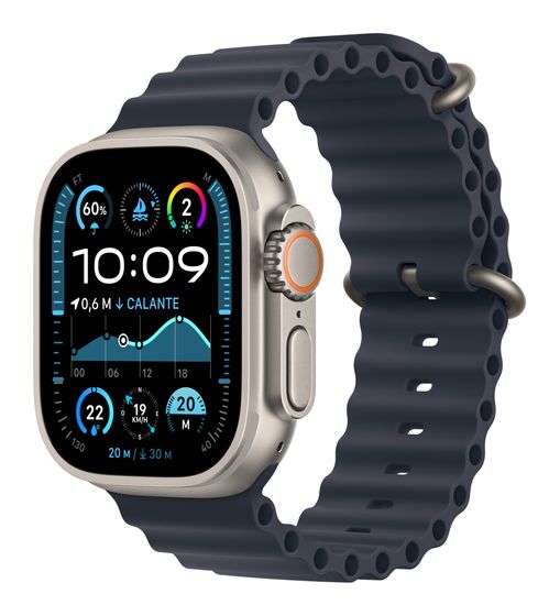 Apple Watch Ultra 2 Digital 49 mm Smartwatch Rechteckig IP6X 72 h 326 ppi 4G  (Titan) f&uuml;r 749,00 Euro