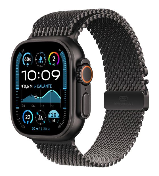 Apple Watch Ultra 2 Digital 49 mm M Smartwatch Rechteckig IP6X 72 h 326 ppi 4G  (Schwarz) f&uuml;r 851,00 Euro