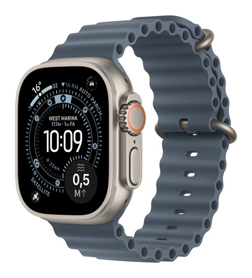 Apple Watch Ultra 3 Digital 49 mm Smartwatch Rechteckig IP6X 72 h 326 ppi 5G  (Titan) f&uuml;r 913,00 Euro