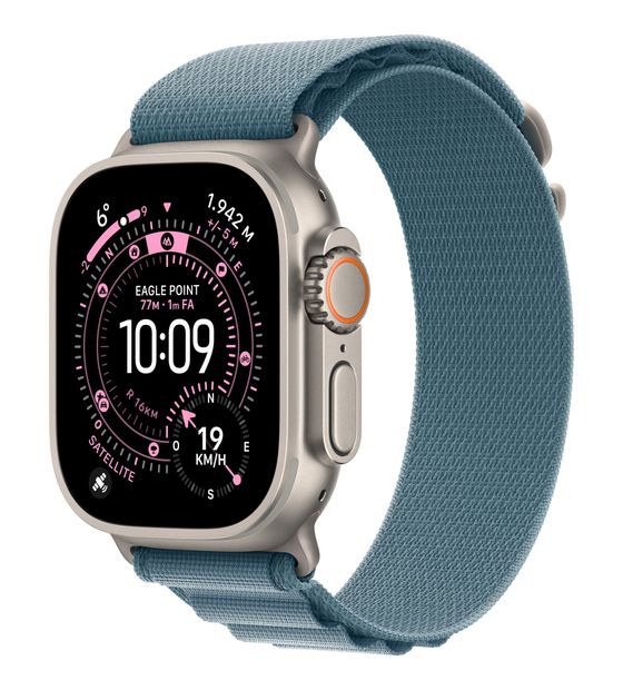 Apple Watch Ultra 3 Digital 49 mm S Smartwatch Rechteckig IP6X 72 h 326 ppi 5G  (Titan) f&uuml;r 913,00 Euro