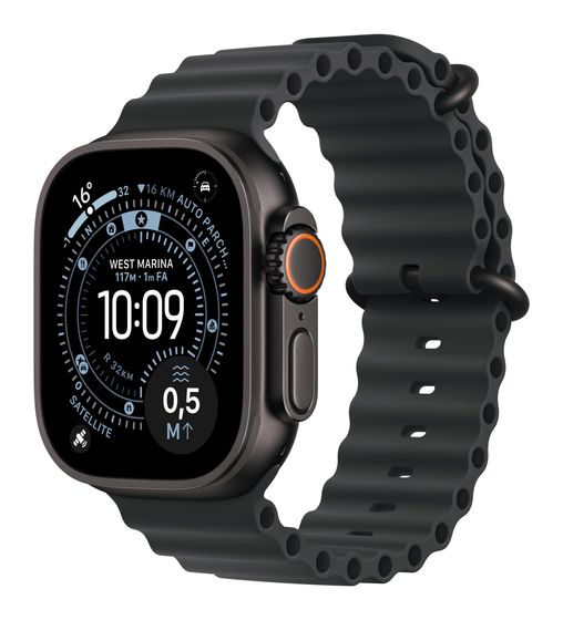Apple Watch Ultra 3 Digital 49 mm Smartwatch Rechteckig IP6X 72 h 326 ppi 5G  (Schwarz) f&uuml;r 899,00 Euro