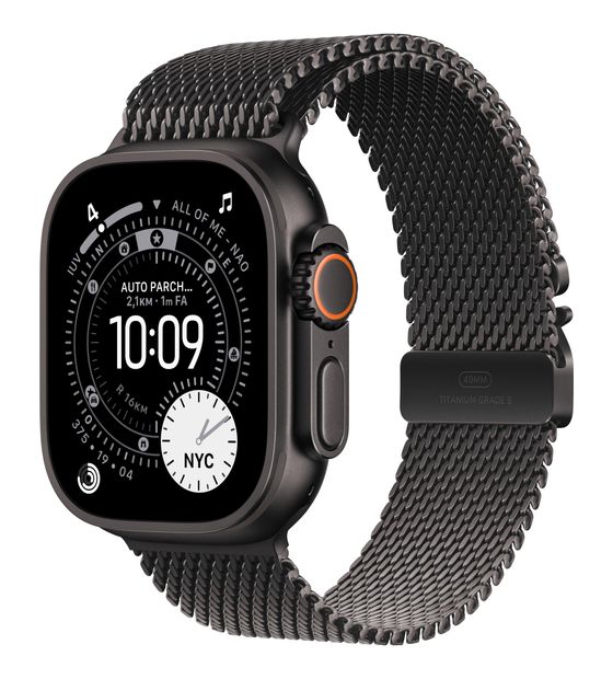 Apple Watch Ultra 3 Digital 49 mm L Smartwatch Rechteckig IP6X 72 h 326 ppi 5G  (Schwarz) f&uuml;r 1.015,00 Euro
