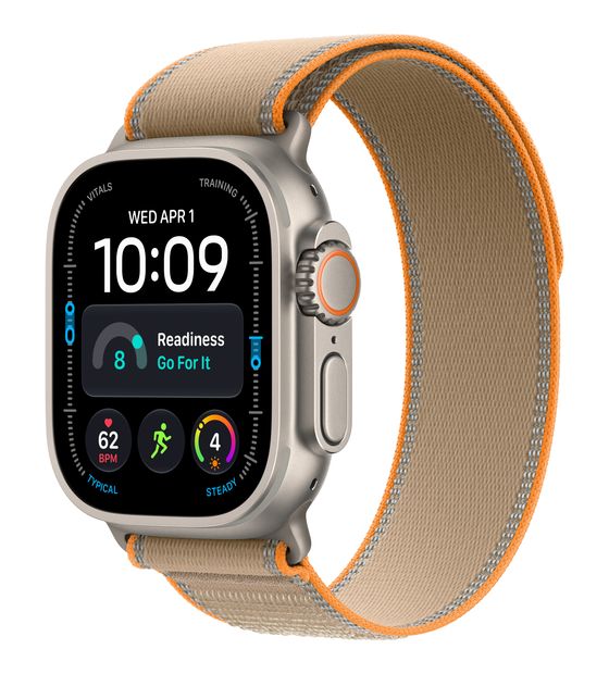 Apple Watch Ultra 4 49 mm S/M Smartwatch Rechteckig IP6X 50 h 326 ppi 5G  (Titan) f&uuml;r 899,00 Euro