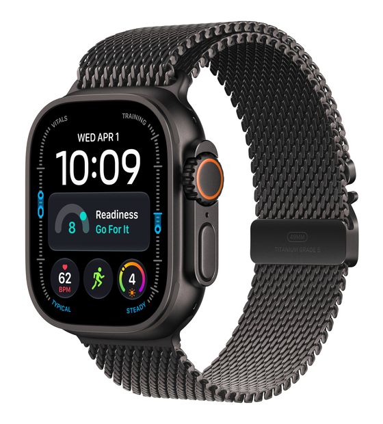 Apple Watch Ultra 4 49 mm M Smartwatch Rechteckig IP6X 50 h 326 ppi 5G  (Schwarz) f&uuml;r 999,00 Euro