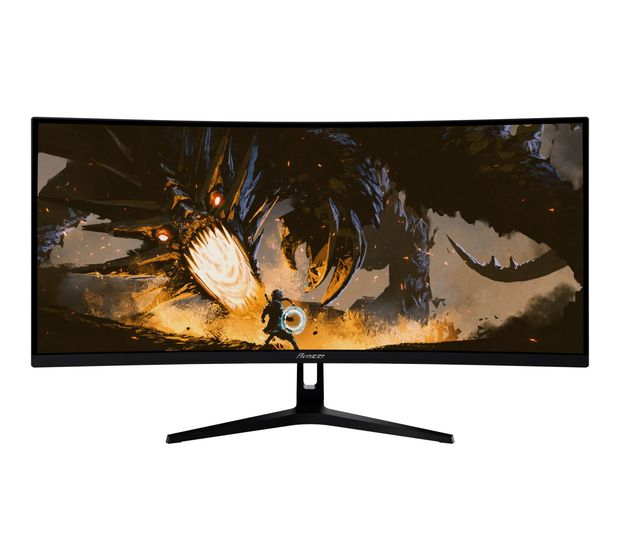 Arozzi Nova Curved 4K Ultra HD Monitor 86,4 cm (34 Zoll) 21:9 1 ms 350 cd/m²  (Schwarz) f&uuml;r 349,00 Euro