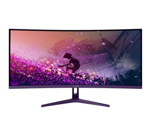 Arozzi Nova Curved 4K Ultra HD Monitor 86,4 cm (34 Zoll) 21:9 1 ms 350 cd/m²  (Violett) f&uuml;r 349,00 Euro