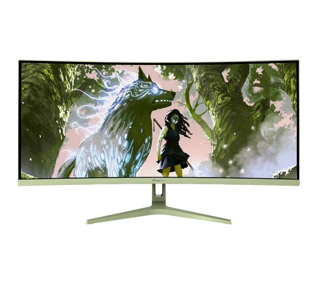 Arozzi Nova Curved 4K Ultra HD Monitor 86,4 cm (34 Zoll) 21:9 1 ms 350 cd/m²  (Grün) f&uuml;r 349,00 Euro