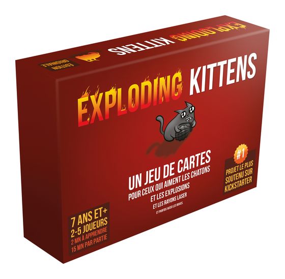 Asmodee Exploding Kittens Kartenspiel bis zu 5 Spielern ab 7 Jahr(e) f&uuml;r 19,99 Euro