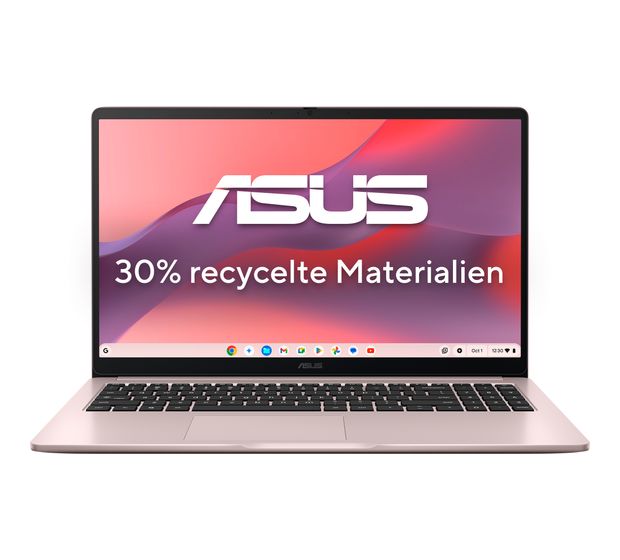 Asus Chromebook CM1505CM4A-S70032 Full HD Notebook 39,6 cm (15.6 Zoll) 1920 x 1080 Pixel 128 GB eMMC ChromeOS MediaTek Kompanio max. 2,6 GHz  (Pink) f&uuml;r 449,00 Euro