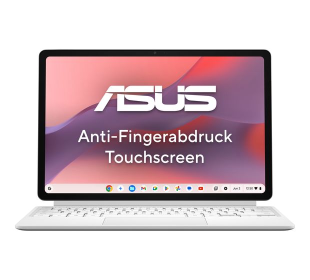 Asus Chromebook CM3206DM4A-TR0145 WQXGA Notebook 30,7 cm (12.1 Zoll) 2560 x 1600 Pixel 8 GB Ram 128 GB eMMC ChromeOS MediaTek Kompanio max. 2,6 GHz  (Titan) f&uuml;r 549,00 Euro