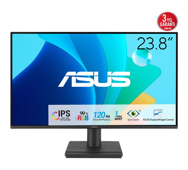 Asus Eye Care VA249HG Full HD Monitor 60,5 cm (23.8 Zoll) 16:9 1 ms 300 cd/m²  (Schwarz) f&uuml;r 124,99 Euro