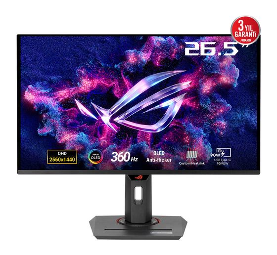 Asus ROG Strix OLED XG27ACDNG Quad HD Monitor 67,3 cm (26.5 Zoll) 16:9 0,03 ms 1000 cd/m²  (Schwarz) f&uuml;r 660,00 Euro