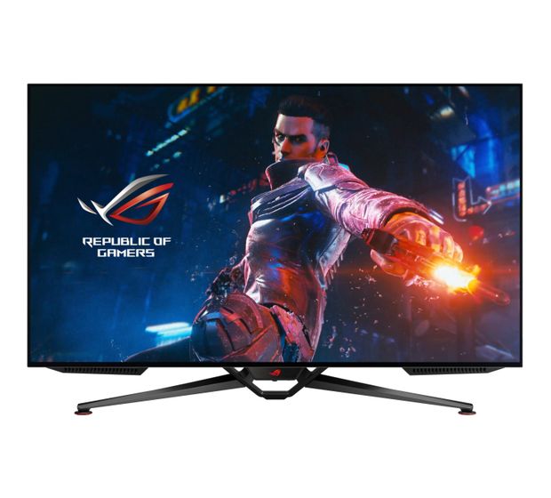 Asus ROG Swift OLED PG48UQ 4K Ultra HD Monitor 120,7 cm (47.5") 16:9 0,1 ms 450 cd/m²  (Schwarz) f&uuml;r 1.999,90 Euro