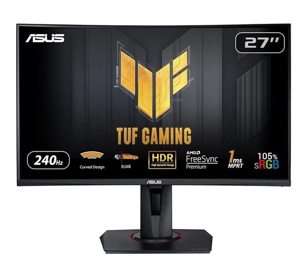 Asus TUF Gaming VG27VQM Full HD Monitor 68,6 cm (27 Zoll) 16:9 350 cd/m²  (Schwarz) f&uuml;r 282,00 Euro