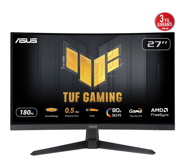 Asus TUF Gaming VG27WQ3B Quad HD Monitor 68,6 cm (27 Zoll) 16:9 1 ms 300 cd/m²  (Schwarz) f&uuml;r 259,90 Euro
