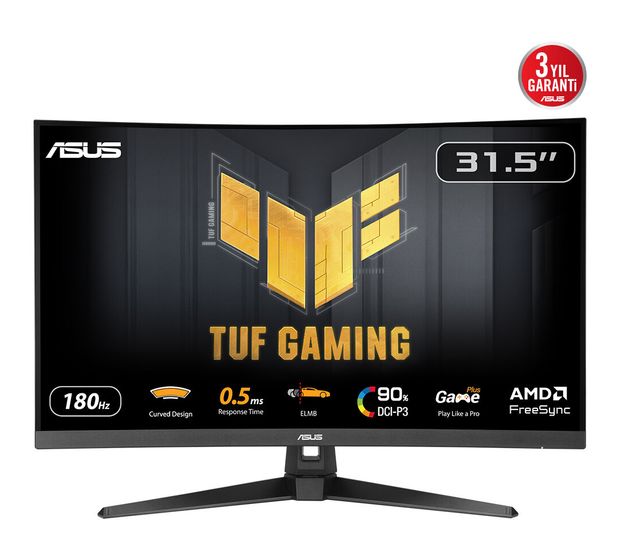 Asus TUF Gaming VG32WQ3B Quad HD Monitor 80 cm (31.5 Zoll) 16:9 1 ms 300 cd/m²  (Schwarz) f&uuml;r 291,00 Euro