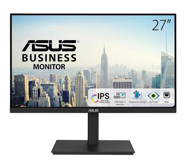 Asus VA27ACFSN Quad HD Monitor 68,6 cm (27 Zoll) 16:9 5 ms 350 cd/m²  (Schwarz) f&uuml;r 405,00 Euro