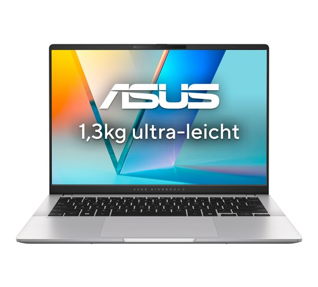 Asus Vivobook S14 S5406SAL-SF312W WUXGA Notebook 35,6 cm (14 Zoll) 1920 x 1200 Pixel 16 GB Ram 512 GB SSD Windows 11 Home Intel Core Ultra 5 max. 4,5 GHz  (Silber) f&uuml;r 999,00 Euro
