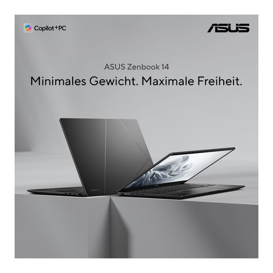 Asus Zenbook 14 UM3406GA-QD030W Copilot+ WUXGA Notebook 35,6 cm (14 Zoll) 1920 x 1200 Pixel 1 TB SSD Windows 11 Home AMD Ryzen 7 max. 4,6 GHz  (Schwarz) f&uuml;r 1.299,00 Euro