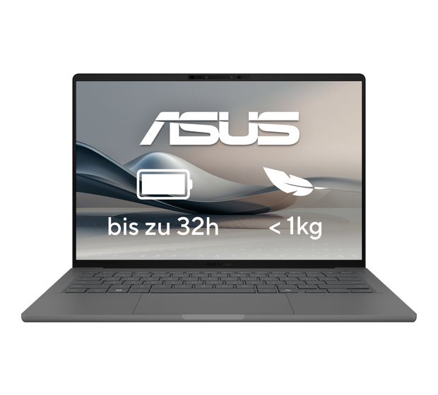 Asus Zenbook A UX3407QA-QD496W WUXGA Notebook 35,6 cm (14 Zoll) 1920 x 1200 Pixel 32 GB Ram 1 TB SSD Windows 11 Home Qualcomm Snapdragon max. 2,97 GHz  (Grau) f&uuml;r 1.292,00 Euro