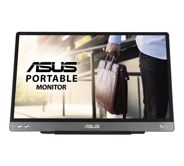 Asus ZenScreen MB14AC Full HD Monitor 35,6 cm (14 Zoll) 16:9 5 ms 250 cd/m²  (Grau) f&uuml;r 264,00 Euro