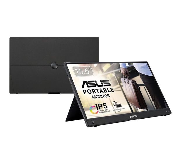 Asus ZenScreen MB16AWP Full HD Monitor 39,6 cm (15.6 Zoll) 16:9 5 ms 250 cd/m²  (Schwarz) f&uuml;r 555,00 Euro