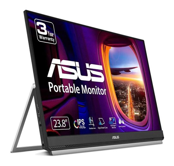 Asus ZenScreen MB249C Full HD Monitor 60,5 cm (23.8 Zoll) 16:9 5 ms 250 cd/m²  (Schwarz) f&uuml;r 454,00 Euro