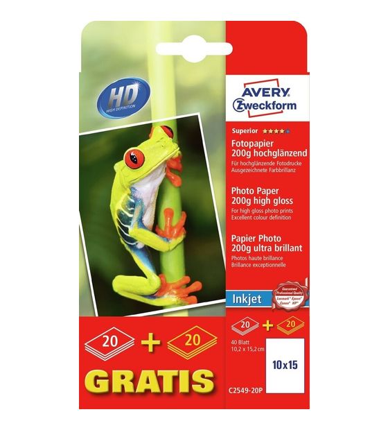 Avery C2549-20P f&uuml;r 7,39 Euro