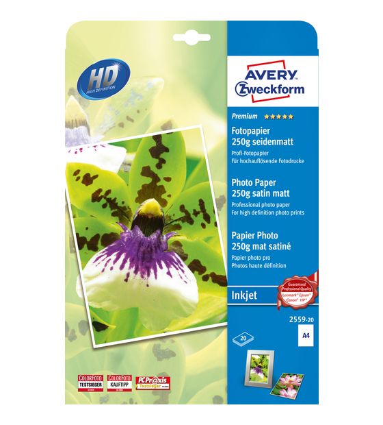 Avery Premium Inkjet A4 250g f&uuml;r 15,69 Euro
