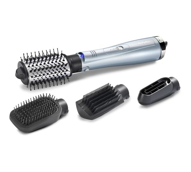 BaByliss AS774E Hydro-Fusion 4 in 1 Warmluftbürste 1000 W  (Grau, Silber) f&uuml;r 70,49 Euro