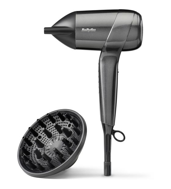 BaByliss D6200DE Titanium Shine Haartrockner 1600 W  (Stahl) f&uuml;r 93,49 Euro