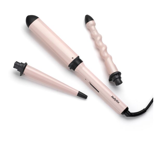 BaByliss MS750E Curl & Wave Trio Lockenstab 58 W  (Schwarz, Pink) f&uuml;r 78,49 Euro