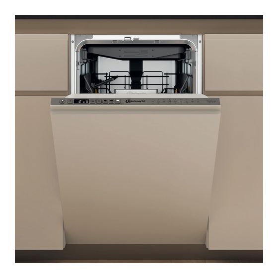 Bauknecht BK6IB10BS7LA0 45 cm Geschirrspüler vollintegriert (ohne Front) Sehr leise 10 Maßgedecke ActiveDry f&uuml;r 670,00 Euro