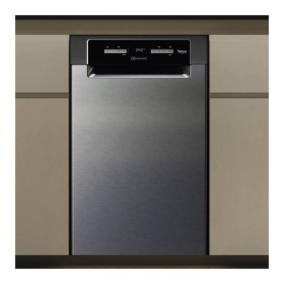 Bauknecht BKRUAS 45 cm Geschirrspüler vollintegriert (ohne Front) Sehr leise 10 Maßgedecke ActiveDry f&uuml;r 782,00 Euro