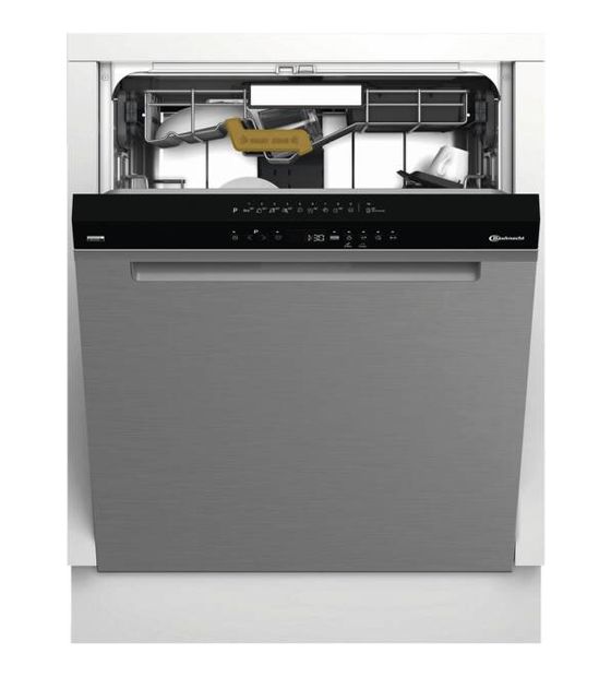 Bauknecht BKSV1UBM 60 cm Geschirrspüler teilintegriert (ohne Front) Sehr leise 15 Maßgedecke aquaStop Funktion ActiveDry f&uuml;r 524,00 Euro