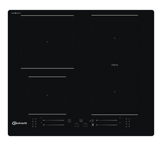 Bauknecht BS3560BCPNE autarkes 59 cm Induktions Kochfeld/Herdplatte 4 Zone(n) f&uuml;r 449,00 Euro