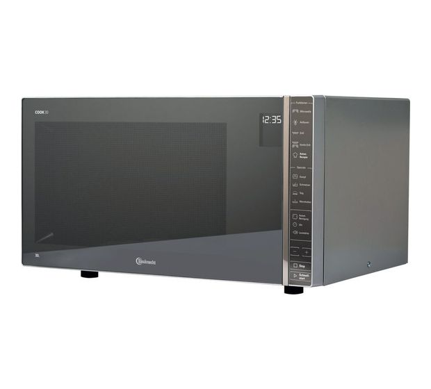 Bauknecht MW304M Standgeräte Solo 900 W Größe: groß 7 Stufen Dampfgaren Grill  (Grau, Spiegel) f&uuml;r 138,99 Euro