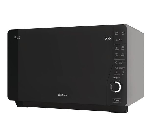 Bauknecht MW427L Standgeräte Solo 800 W Größe: mittel 7 Stufen Dampfgaren Grill  (Schwarz, Grau) f&uuml;r 168,99 Euro