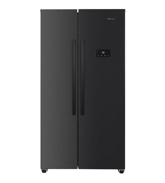 Bauknecht SBSC90BL Side-by-Side Kühl-/ Gefrierkombination 347 l / 185 l 200 kWh NoFrost 1770 mm x 910 mm  (Schwarz) f&uuml;r 692,00 Euro