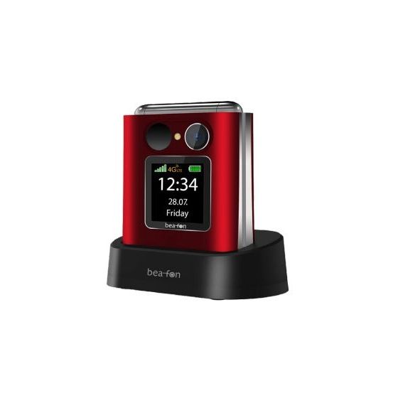 Beafon Fold 10 4G Smartphone 5,59 cm (2.2 Zoll) Single SIM  (Rot) f&uuml;r 69,95 Euro