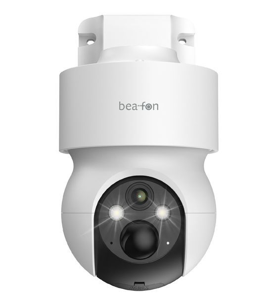 Beafon Safer 3S Pro 2304 x 1296 Pixel IP-Sicherheitskamera IP65 Außen Nachtsicht  (Weiß) f&uuml;r 137,99 Euro